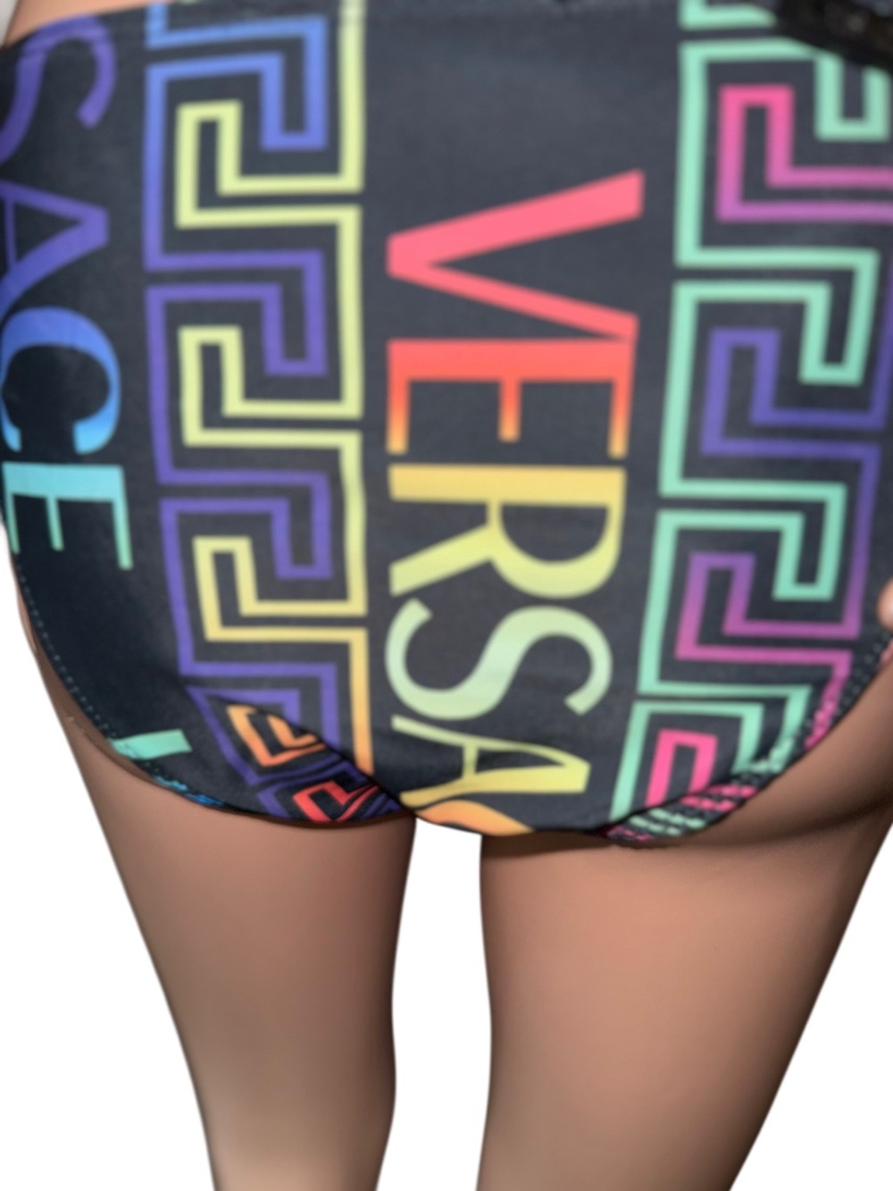 Colorful Geometric Print Triangle Bikini Set - Picture 5 of 7